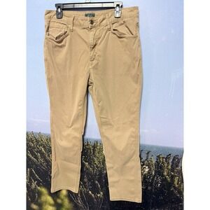 Woolrich Mens 5 Pocket Stretch Straight Fit Pant Size 34/32 Otter Brown MSRP $98